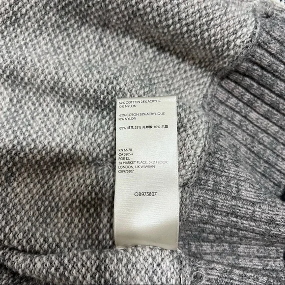 Free People In Bloom Oversized Slouchy Hoodie Sweater In Gray. Size XS - Picture 16 of 16